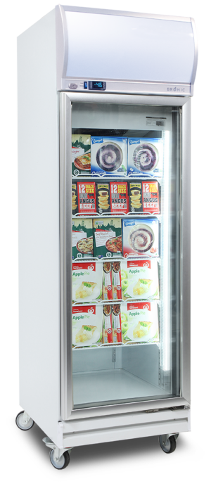 Bromic UF0500LF 444Lt Vertical Display Freezer