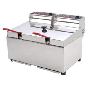 Woodson W.FRT50 Twin Pan Electric Countertop Fryer