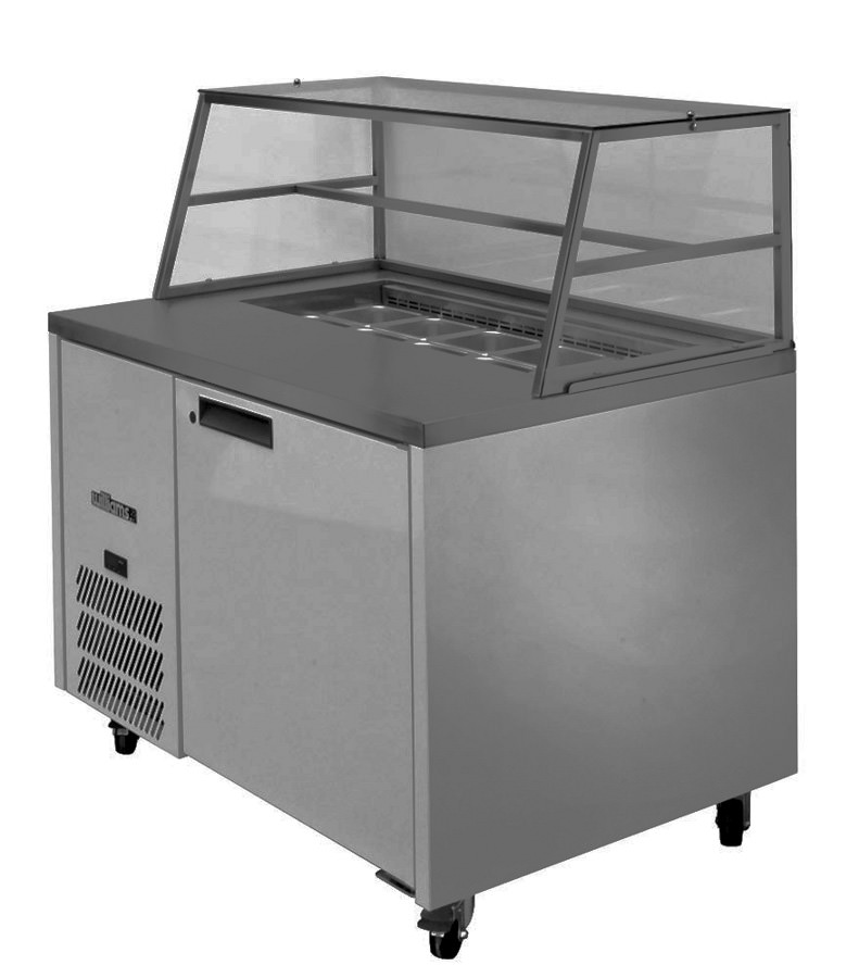 Williams HJ1SCBASS Jade 1 Door Sandwich Prep with Canopy Williams HJ1SCBASS Jade 1 Door Sandwich Prep with Canopy