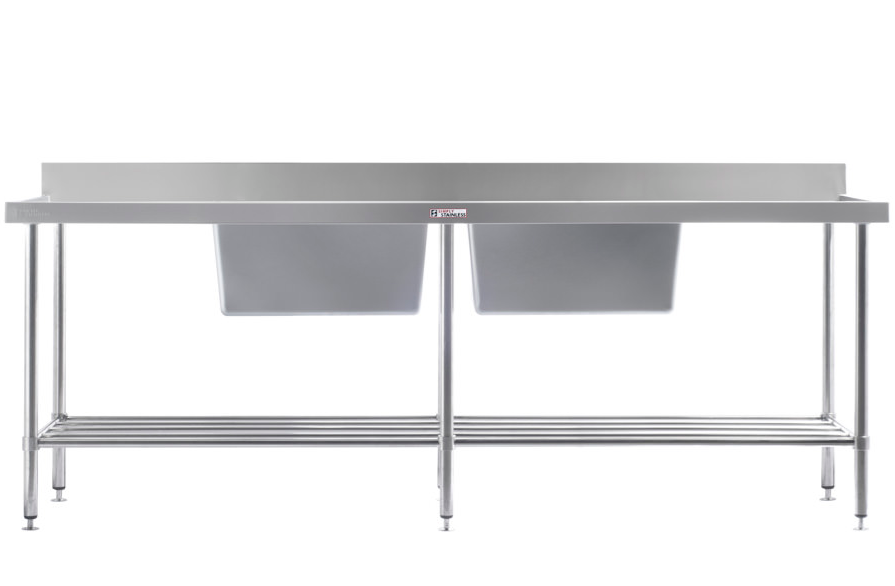 Simply Stainless SS06.6.1800 1800x600mm Sink Bench Simply Stainless SS06.7.2100 2100x700mm Sink Bench