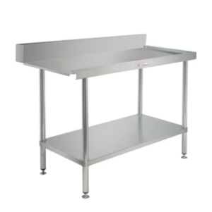 Simply Stainless SS07.7.1650.R 1650x700mm Right Hand Dishwasher Outlet Bench