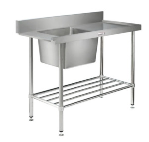 Simply Stainless SS08.7.2100.R 2100x700mm Dishwasher Inlet Bench