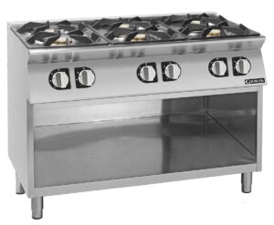 Giorik CG760GT 6 Burner Gas Boiling Top (NAT Gas)