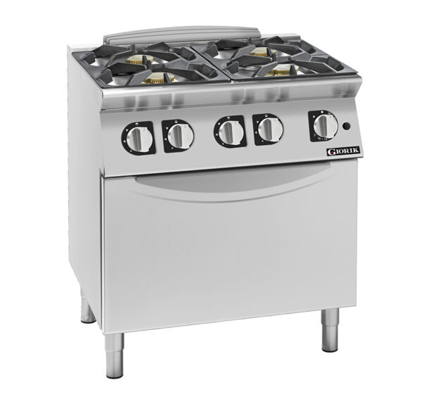 Giorik CG740FT 4 Burner Gas Boiling Top with Gas Oven (NAT Gas)