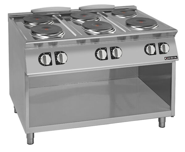 Giorik CE76TGT 6 Round Plates Electric Boiling Top