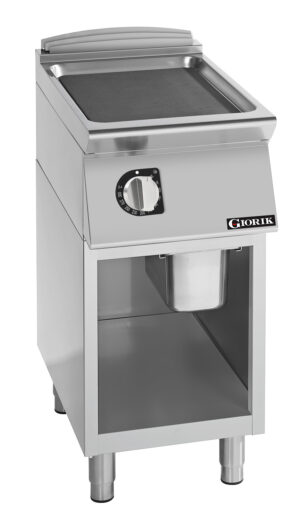 Giorik FLE72GFT 400mm Electric Smooth Mild Steel Plate Frytop/Griddle on Open Base