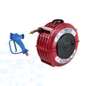 3 Monkeez T-TWHWR1215SG Hot Water Hose Reel w/ Swivel Spray Gun