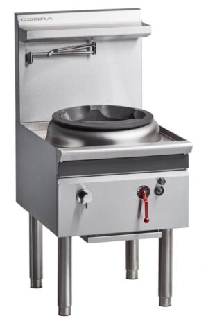 B&S UFWWK-1-C-NG Single Hole Waterless Wok - Chimney Burner