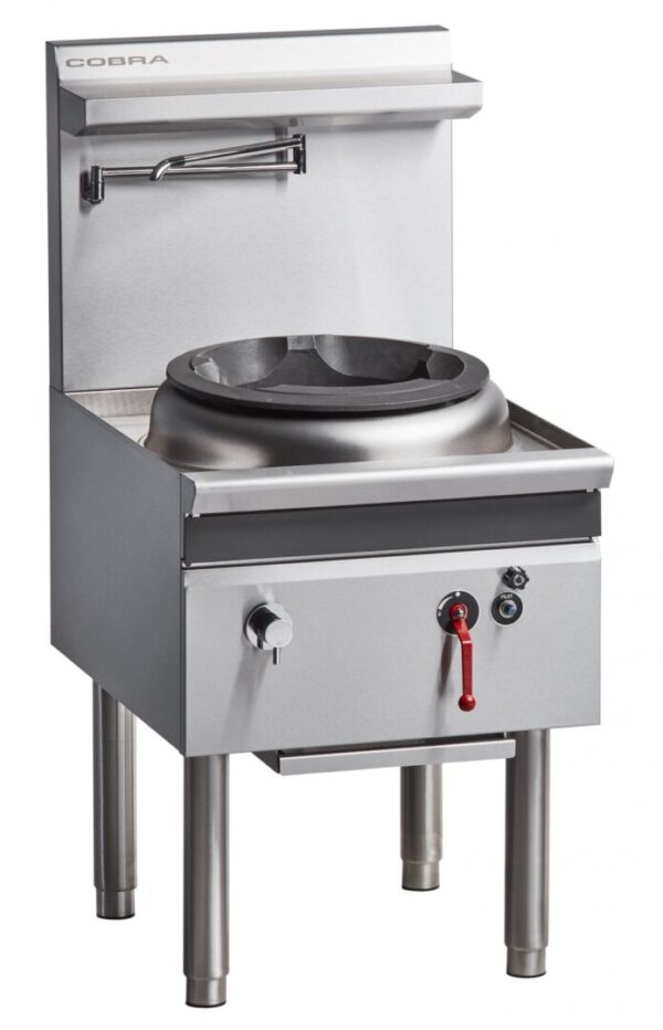 B&S UFWWK-1-C-NG Single Hole Waterless Wok - Chimney Burner