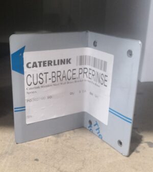 Caterlink Stainless Steel Wall Brace Bracket to Suit Pre-Rinse Sprays.