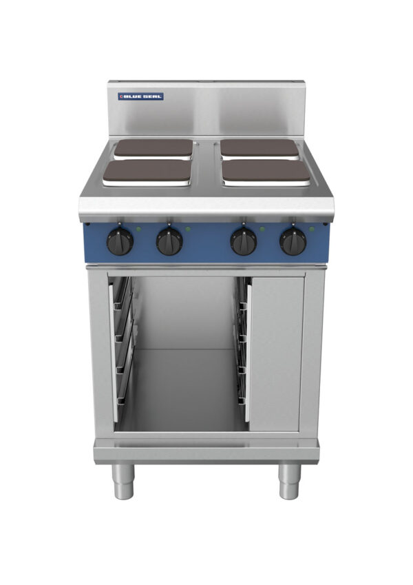 Blue Seal Evolution Series E514S-CB 600mm Modular Electric Cooktop with Sealed Hobs on Cabinet Base