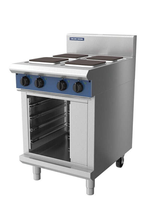Blue Seal Evolution Series E514S-CB 600mm Modular Electric Cooktop with Sealed Hobs on Cabinet Base - Image 3