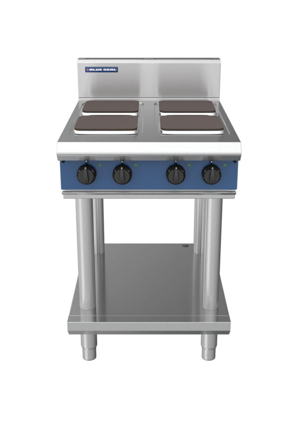 Blue Seal Evolution Series E514S-LS 600mm Modular Electric Cooktop with Sealed Hobs on Leg Stand