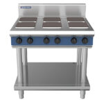 Blue Seal Evolution Series E516S-LS 900mm Modular Electric Cooktop with Sealed Hobs on Leg Stand