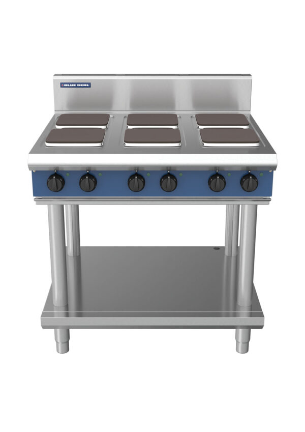 Blue Seal Evolution Series E516S-LS 900mm Modular Electric Cooktop with Sealed Hobs on Leg Stand