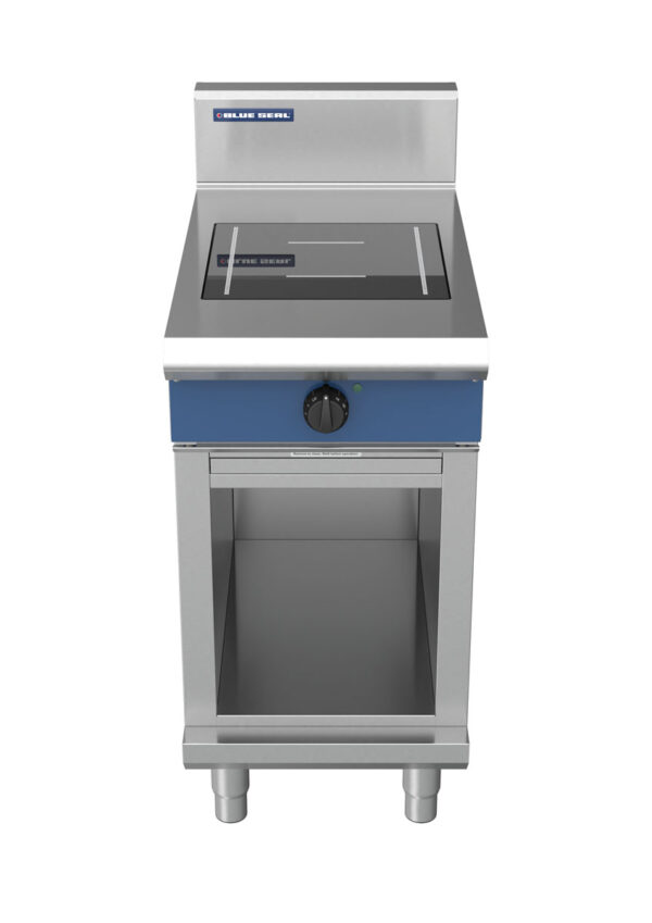 Blue Seal Evolution Series IN511F-CB 450mm Single Full Area Induction Cooktop on Cabinet Base