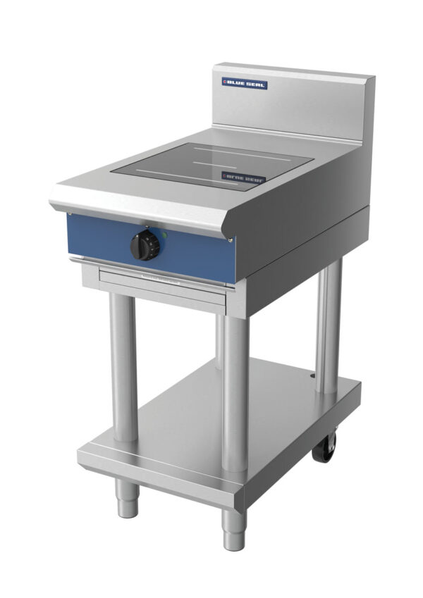 Blue Seal Evolution Series IN511R3-LS 450mm Single Round Induction Cooktop on Leg Stand - Image 3