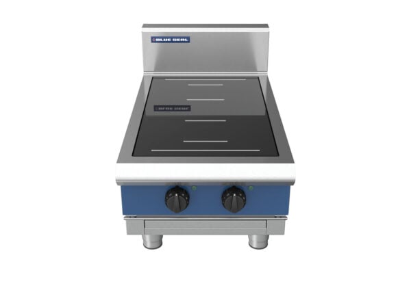 Blue Seal Evolution Series IN512F-B 450mm Two Full Area Induction Benchtop Cooktop