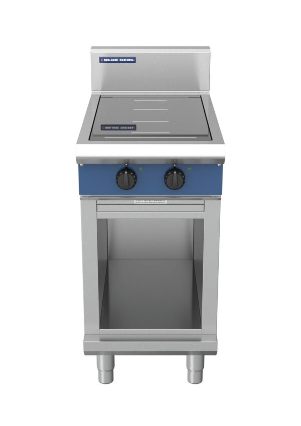 Blue Seal Evolution Series IN512F-CB 450mm Two Full Area Induction Cooktop on Cabinet Base - Image 2