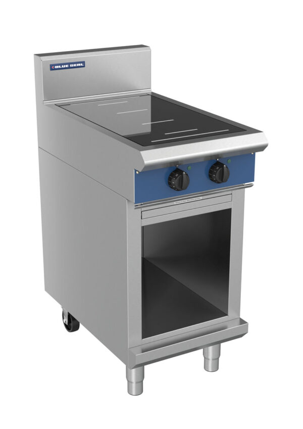 Blue Seal Evolution Series IN512F-CB 450mm Two Full Area Induction Cooktop on Cabinet Base - Image 3