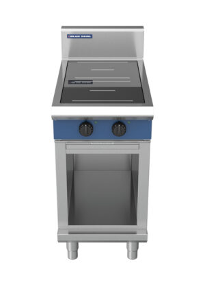 Blue Seal Evolution Series IN512R5-CB 450mm Two Round Induction Cooktop on Cabinet Base