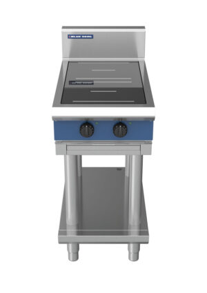 Blue Seal Evolution Series IN512R5-LS 450mm Two Round Induction Cooktop on Leg Stand