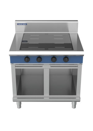 Blue Seal Evolution Series IN514F-CB 900mm Four Full Area Induction Cooktop on Cabinet Base