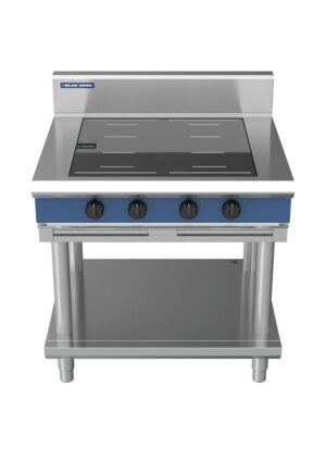 Blue Seal Evolution Series IN514F-LS 900mm Four Full Area Induction Cooktop on Leg Stand