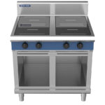 Blue Seal Evolution Series IN514R3-CB 900mm Four Round Induction Cooktop on Cabinet Base