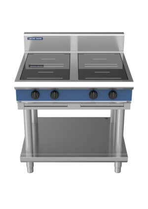 Blue Seal Evolution Series IN514R3-LS 900mm Four Round Zone Induction Cooktop on Leg Stand
