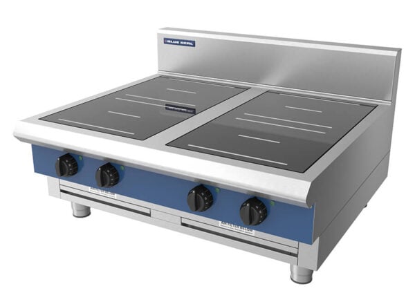 Blue Seal Evolution Series IN514R5-B 900mm Four Round Induction Benchtop Cooktop - Image 3