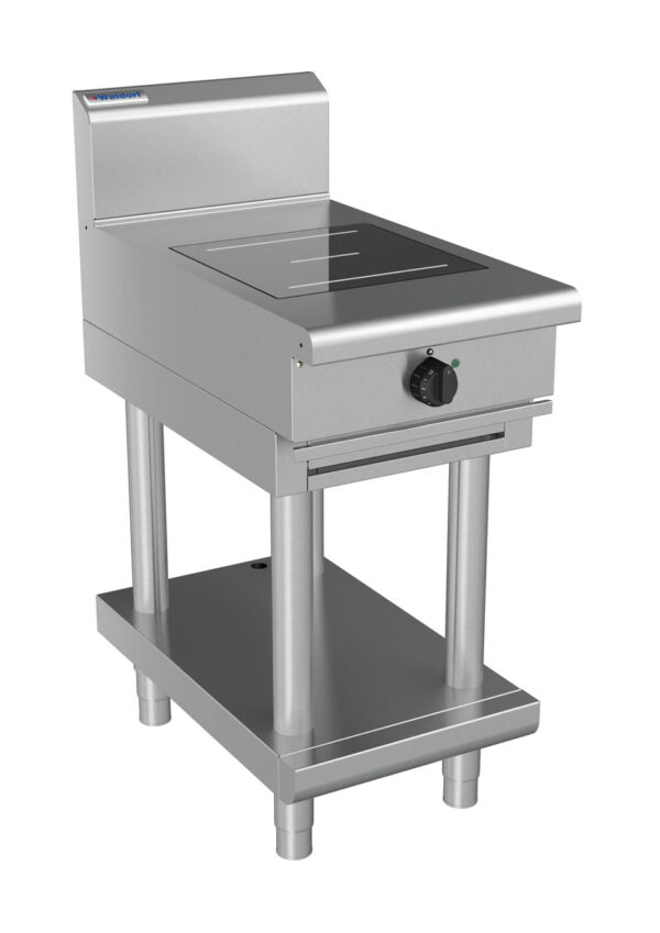 Waldorf 8100 Series IN8100R3-LS 450mm Single Round Induction Cooktop on Leg Stand - Image 2