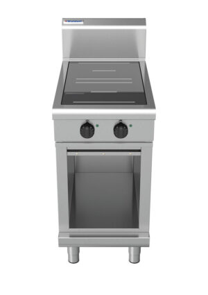 Waldorf 8200 Series IN8200R3-CB 450mm Two Round Induction Cooktop on Cabinet Base
