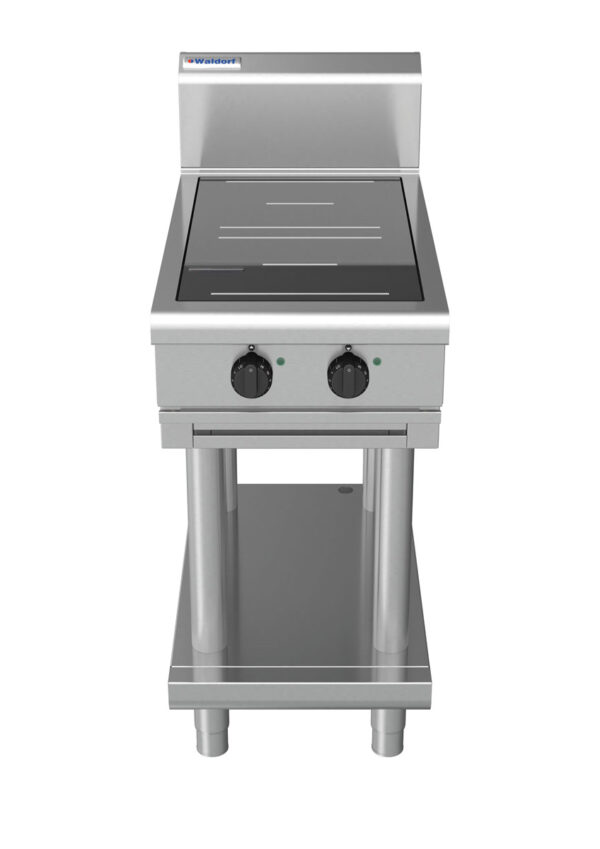 Waldorf 8200 Series IN8200R3-LS 450mm Two Round Induction Cooktop on Leg Stand