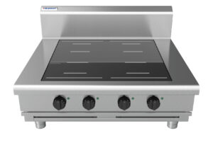 Waldorf 8400 Series IN8400F-B 900mm Four Full Area Induction Benchtop Cooktop