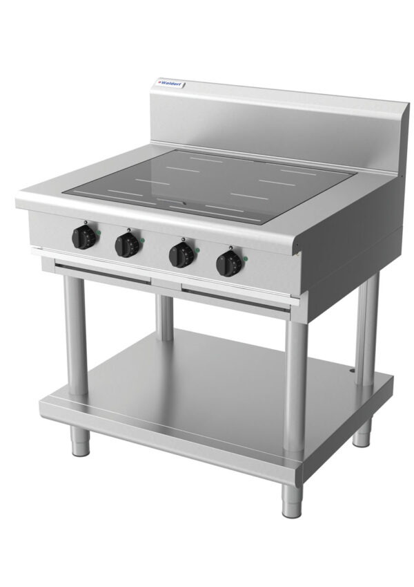 Waldorf 8400 Series IN8400F-LS 900mm Four Full Area Induction Cooktop on Leg Stand - Image 3