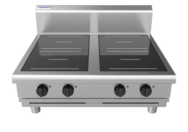 Waldorf 8400 Series IN8400R5-B 900mm Four Round Induction Benchtop Cooktop