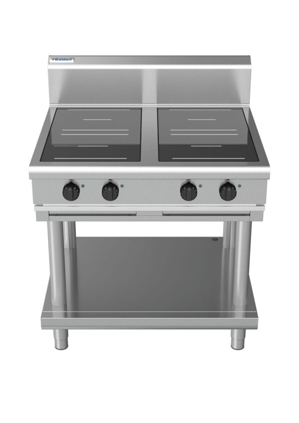Waldorf 8400 Series IN8400R5-LS 900mm Four Round Induction Cooktop on Leg Stand