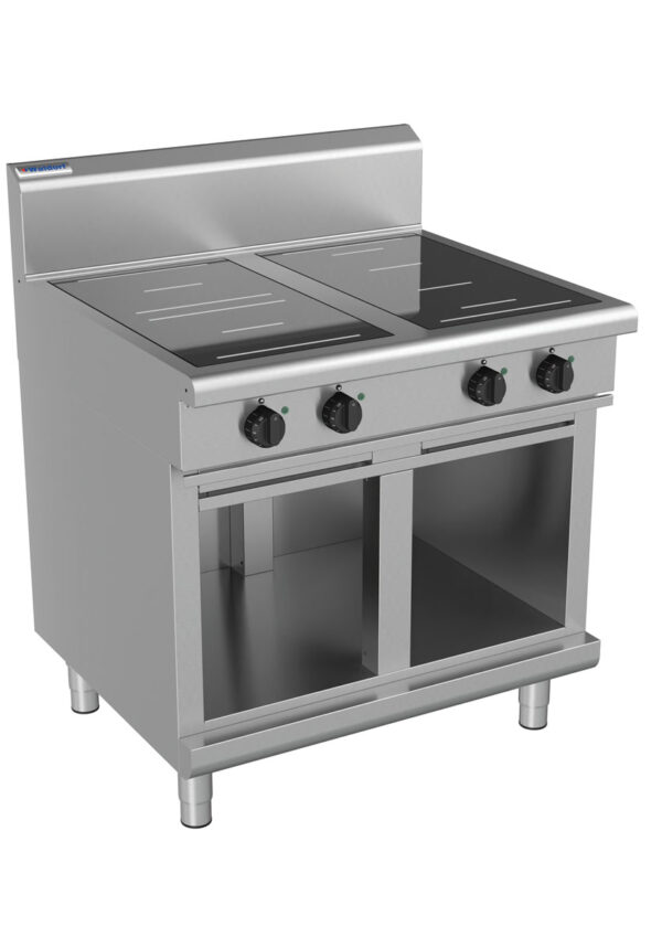 Waldorf 8400 Series IN8400R5F-CB 900mm Four Induction Cooktop on Cabinet Base with Full Square and Round Zones - Image 2