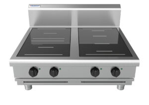 Waldorf 8400 Series IN8400R5F-B 900mm Four Induction Benchtop Cooktop with Full Square and Round Zones