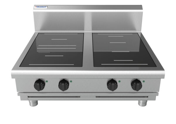 Waldorf 8400 Series IN8400R5F-B 900mm Four Induction Benchtop Cooktop with Full Square and Round Zones