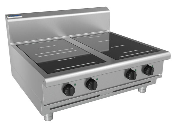 Waldorf 8400 Series IN8400R3F-B 900mm Four Induction Benchtop Cooktop with Full Square and Round Zones - Image 2