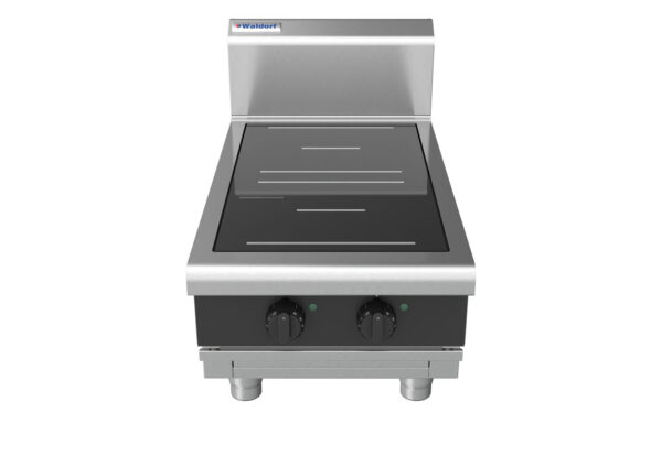 Waldorf BOLD 8200 Series INB8200R5-B-BLK 450mm Two Round Induction Benchtop Cooktop in Black