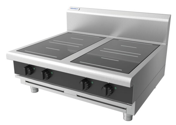 Waldorf BOLD 8400 Series INB8400R3-B-BLK 900mm Four Round Induction Benchtop Cooktop in Black - Image 3