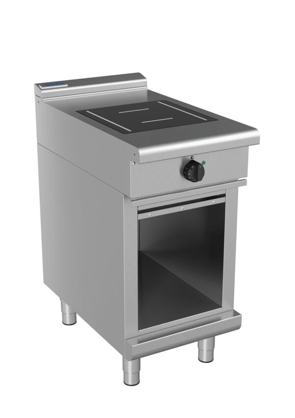 Waldorf 8100 Series INL8100F-CB 450mm Single Full Area Induction Cooktop on Cabinet Base with Low Height Splashback - Image 2