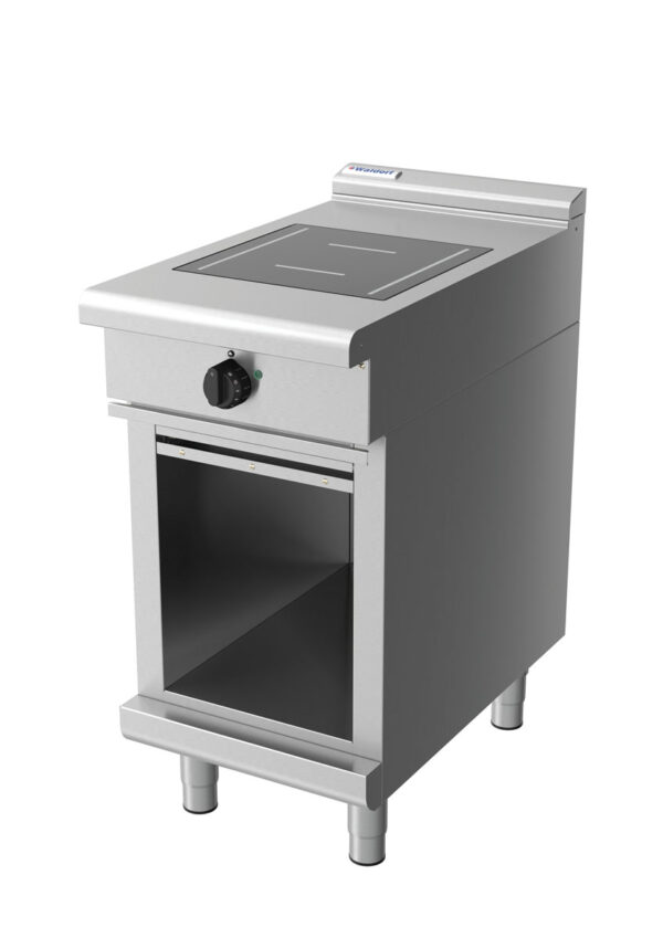 Waldorf 8100 Series INL8100F-CB 450mm Single Full Area Induction Cooktop on Cabinet Base with Low Height Splashback - Image 3