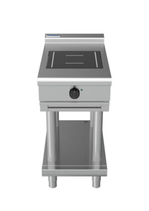 Waldorf 8100 Series INL8100F-LS 450mm Single Full Area Induction Cooktop on Leg Stand with Low Height Splashback
