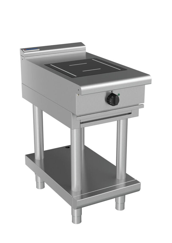 Waldorf 8100 Series INL8100F-LS 450mm Single Full Area Induction Cooktop on Leg Stand with Low Height Splashback - Image 2