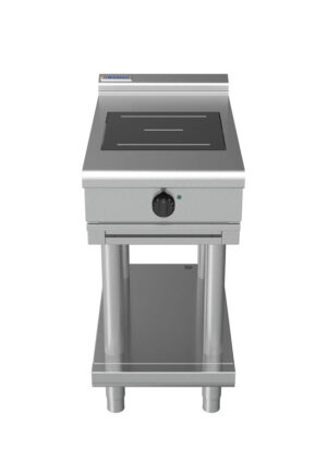 Waldorf 8100 Series INL8100R5-LS 450mm Single Round Induction Cooktop on Leg Stand with Low Height Splashback
