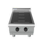 Waldorf 8200 Series INL8200F-B 450mm Two Full Area Induction Benchtop Cooktop with Low Height Splashback